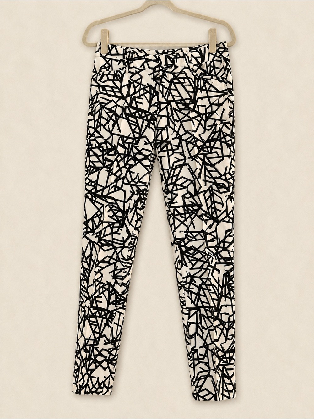Calvin Klein Black and White Abstract-Print Girls' Leggings